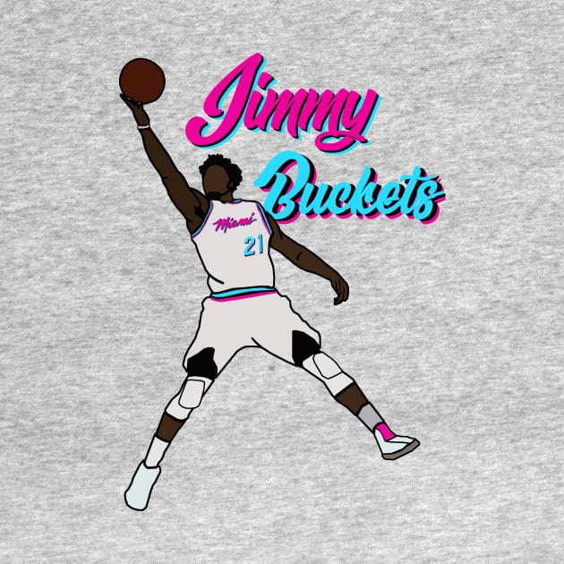 Jimmy Butler 'Jimmy Butler' - NBA Miami Heat by xavierjfong